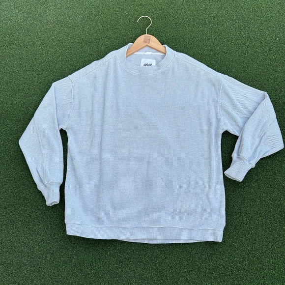 aerie Sweaters - Aeria women’s s Light Gray Crewneck oversized Sweater  Sz XS